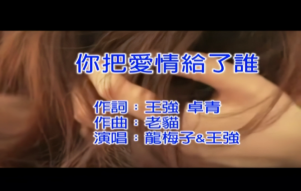 龙梅子 王强-你把爱情给了谁